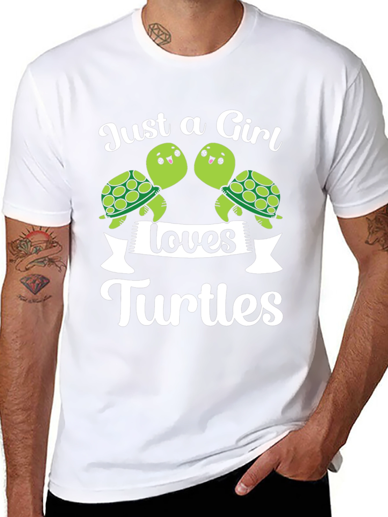 Just a Girl Loves Turtles T-Shirt