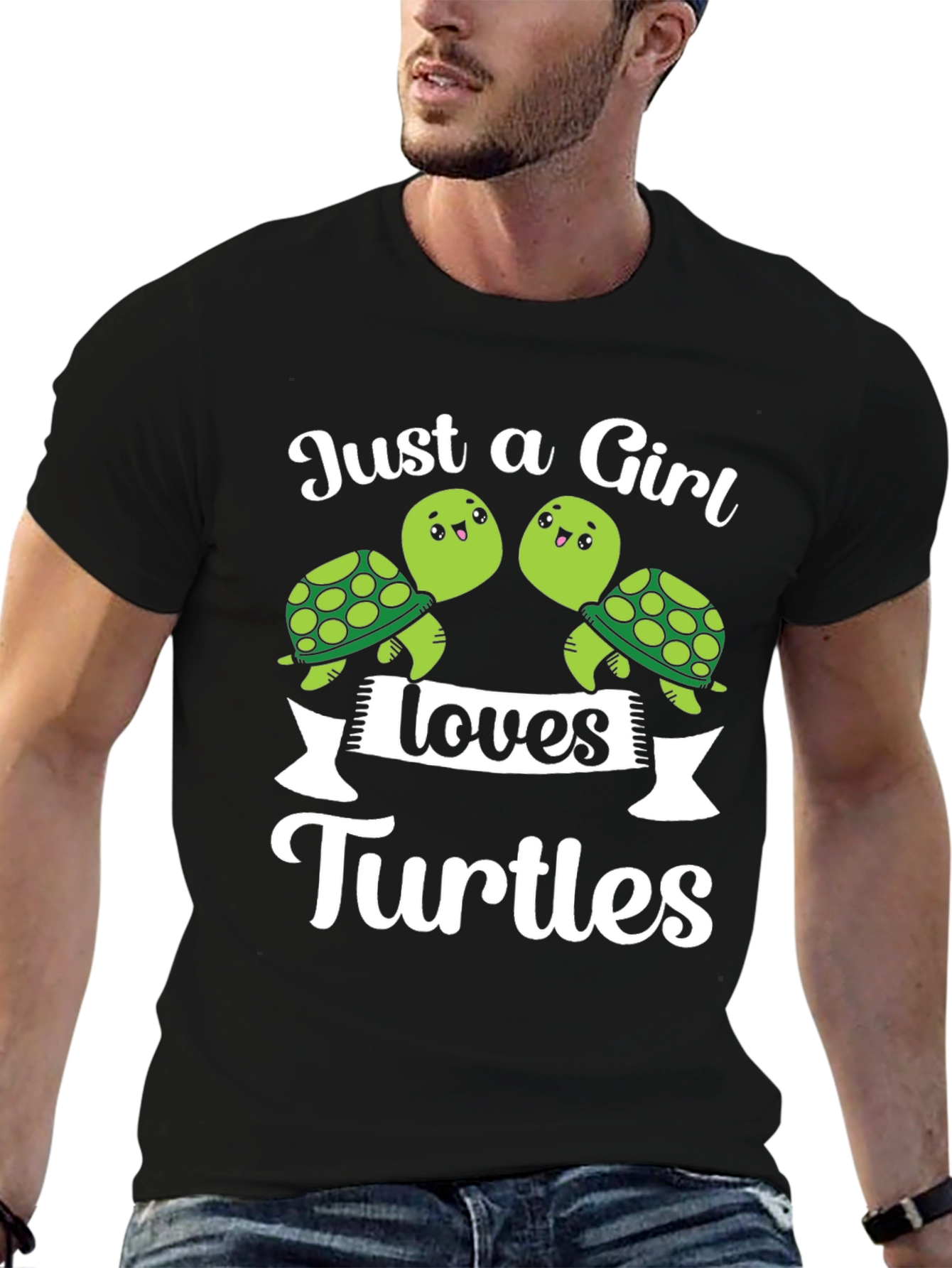 Just a Girl Loves Turtles T-Shirt