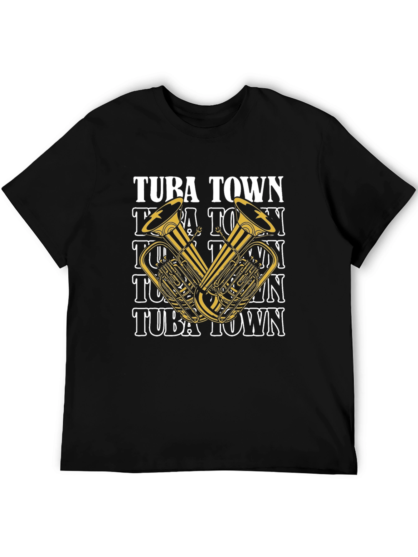 Tuba Town Graphic T-Shirt - Music Lover Tee