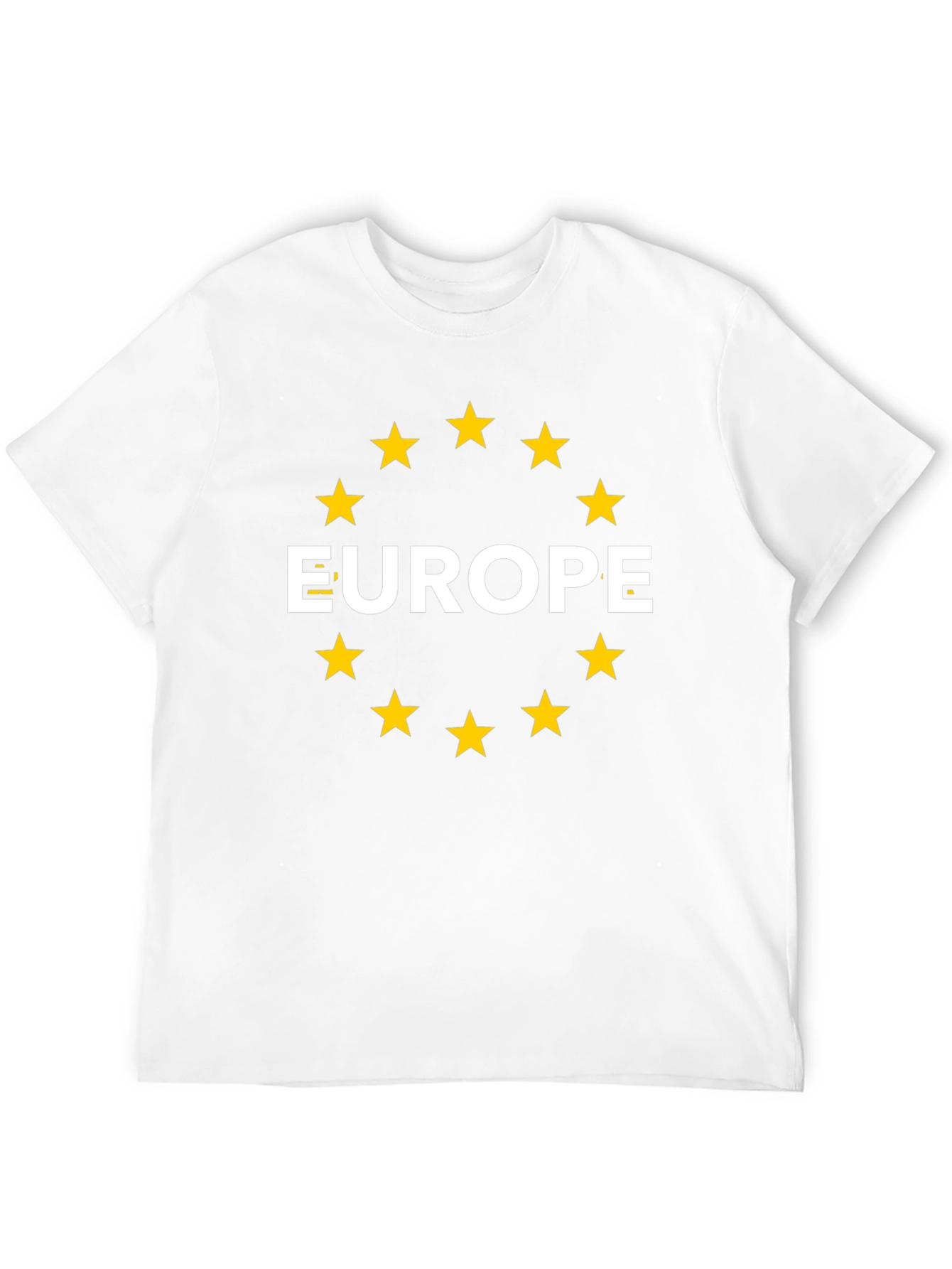 Europe Star Circle Black T-Shirt