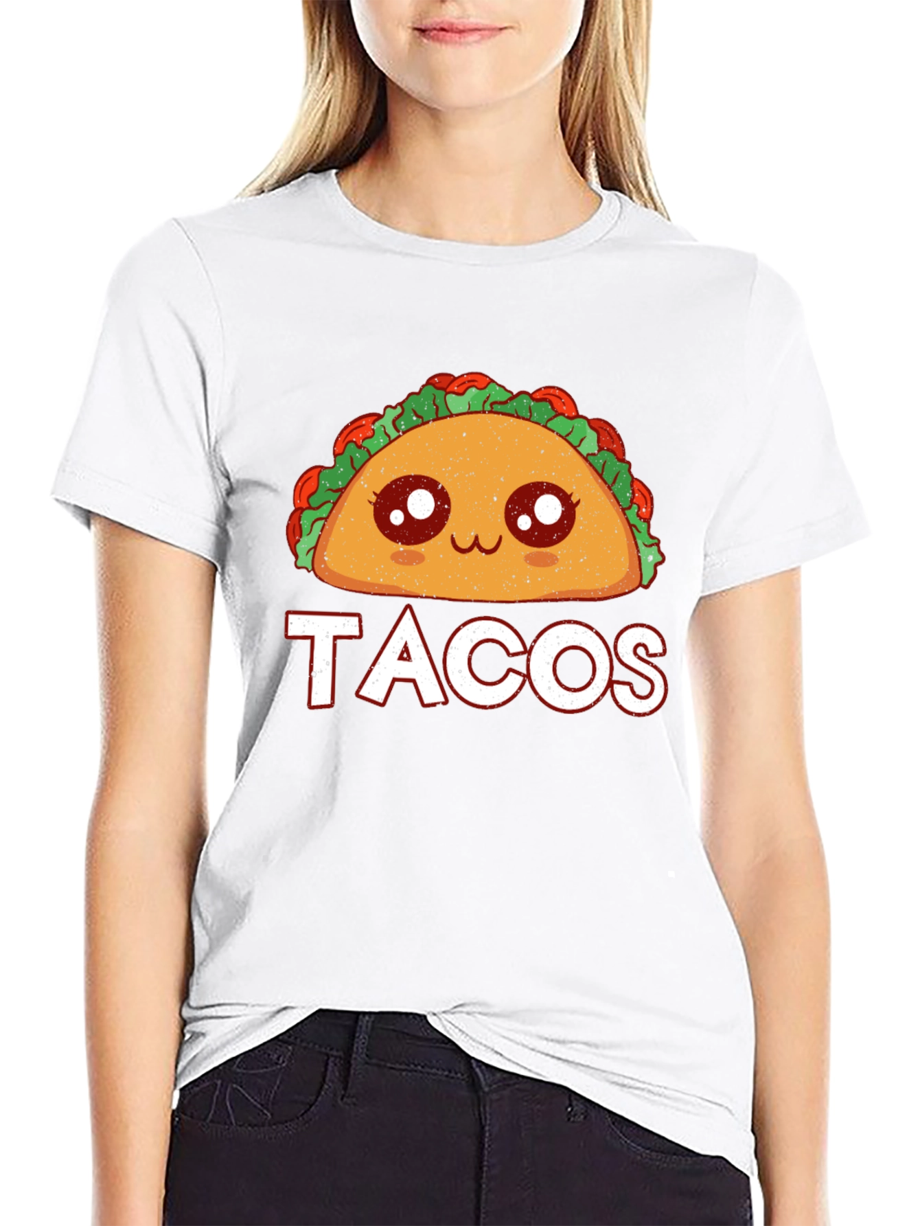 Cute Taco Graphic T-Shirt - Foodie Apparel
