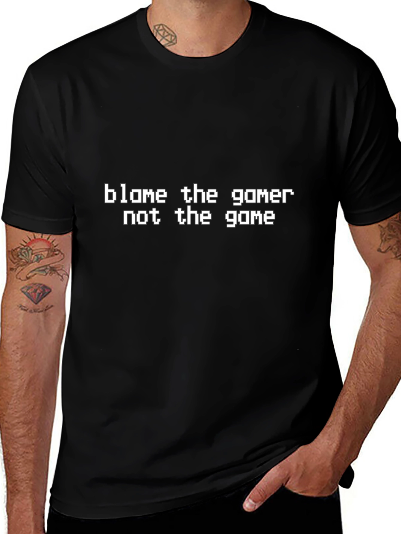Blame the Gamer T-Shirt - Funny Gaming Tee