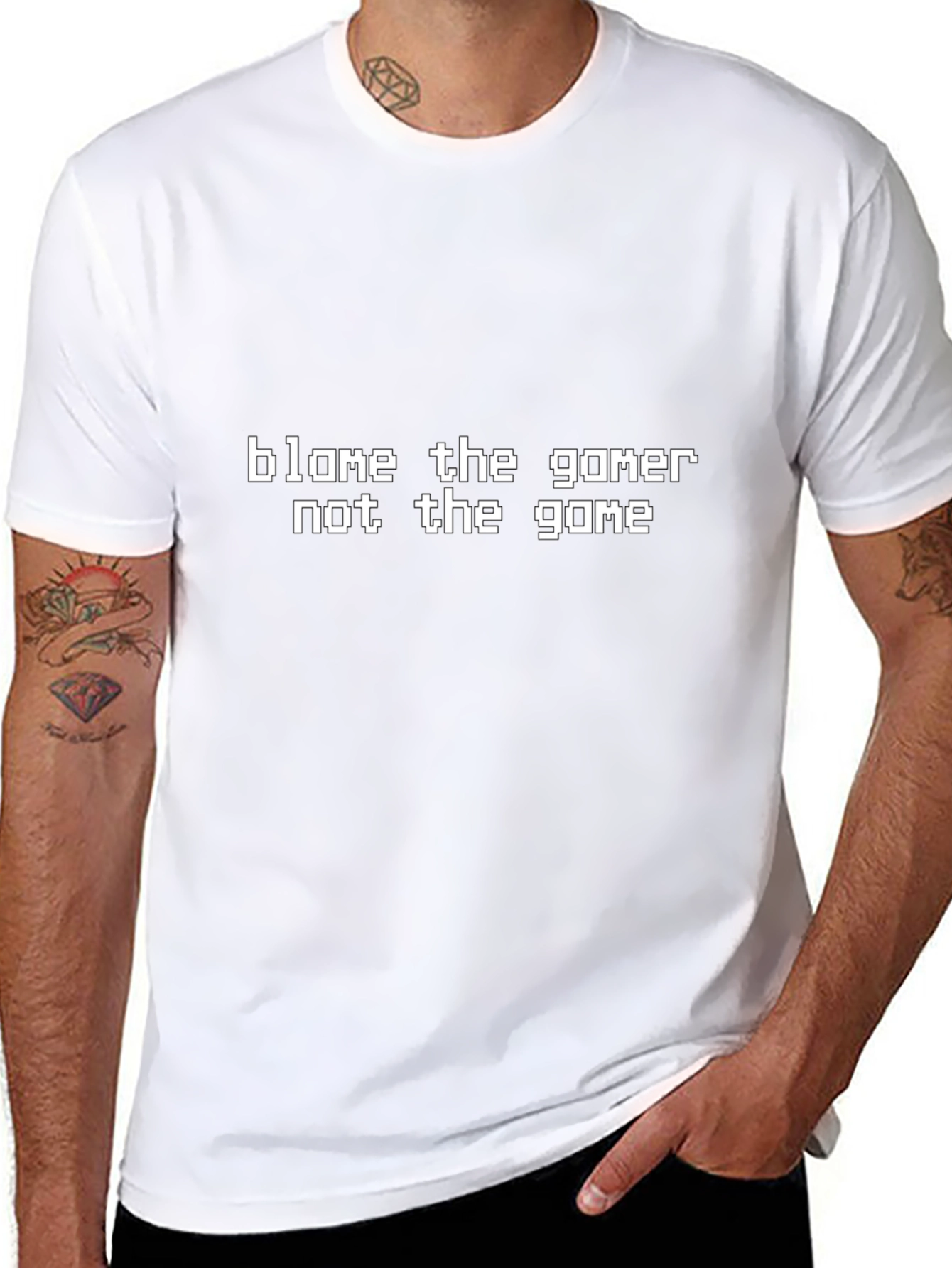 Blame the Gamer T-Shirt - Funny Gaming Tee