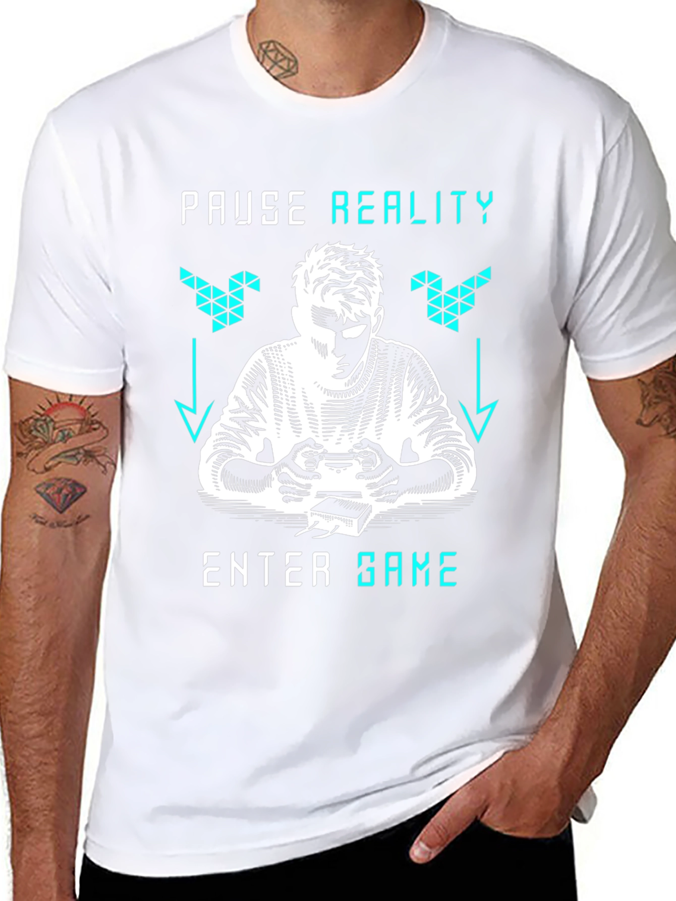 Pause Reality Enter Game T-Shirt