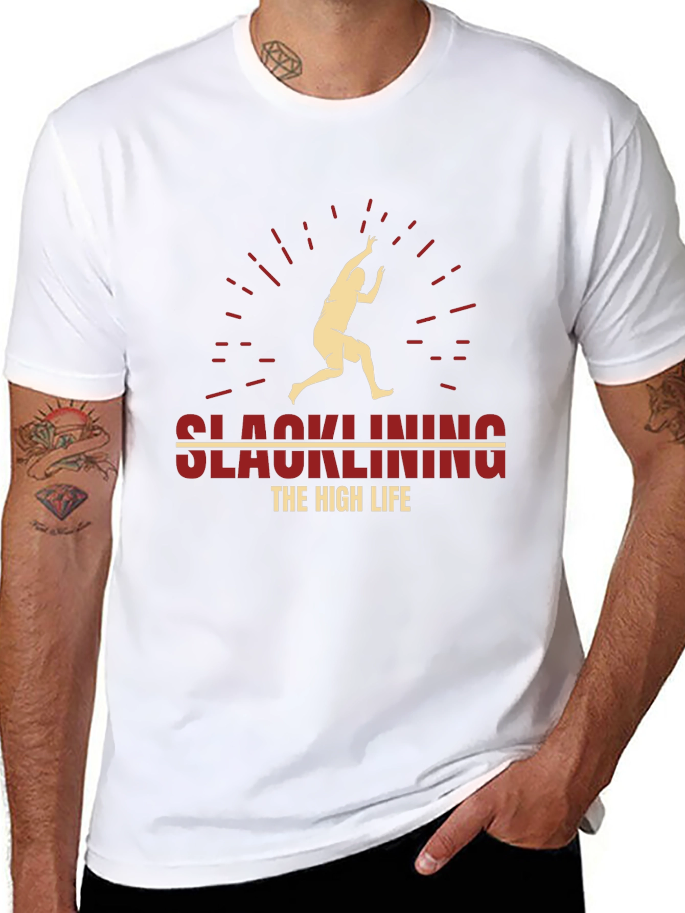 Slacklining High Life Graphic Tee - Adventure Ready