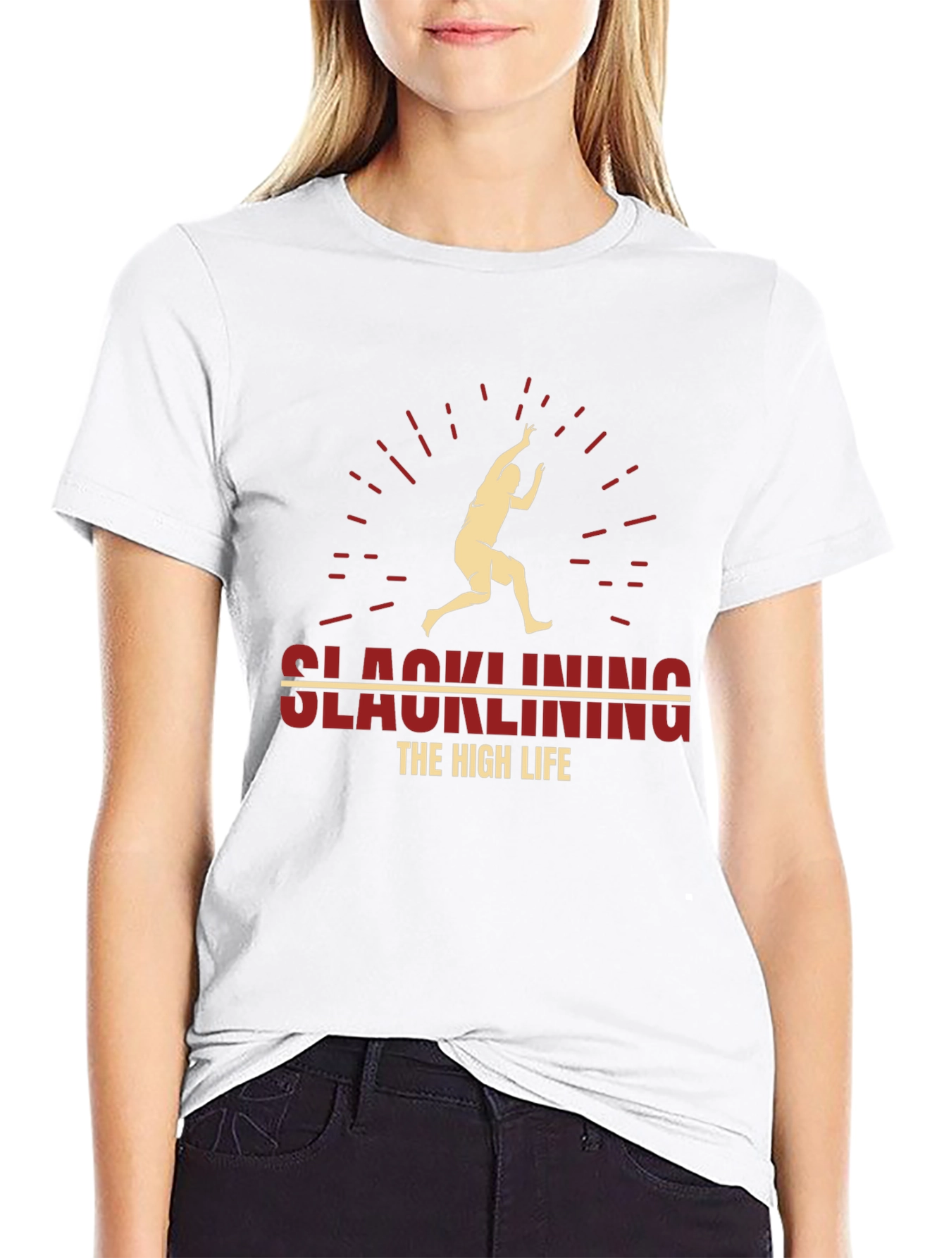 Slacklining High Life Graphic Tee - Adventure Ready