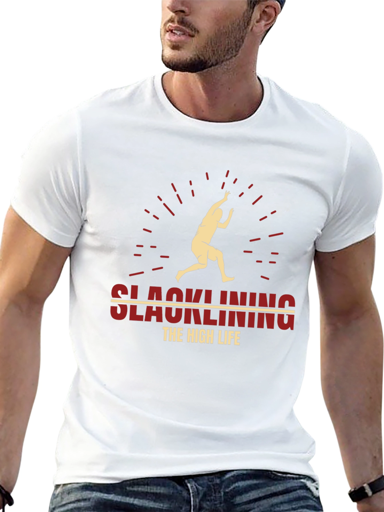 Slacklining High Life Graphic Tee - Adventure Ready