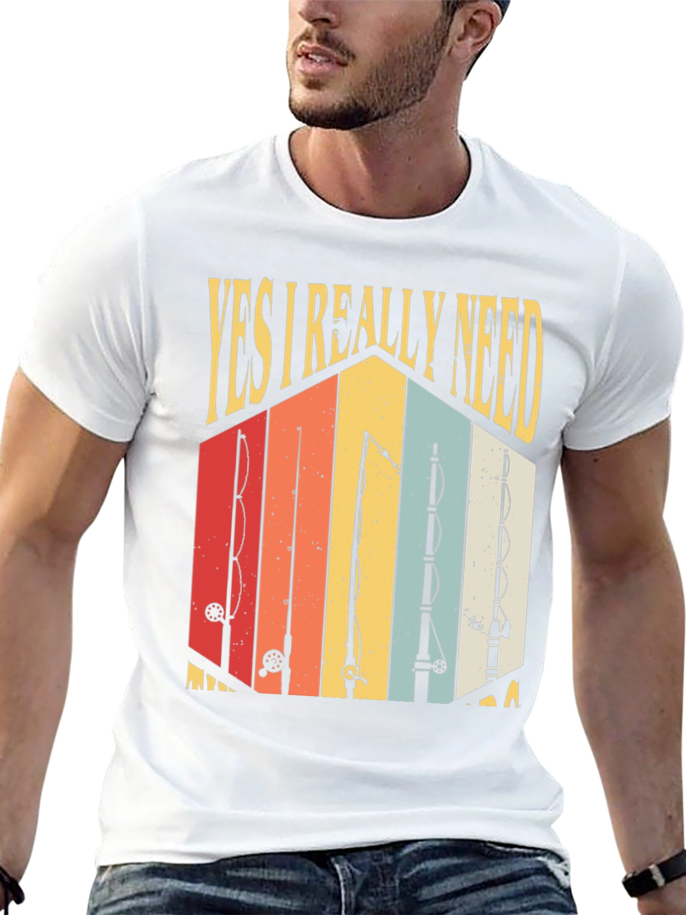 Fishing Retro Graphic T-Shirt