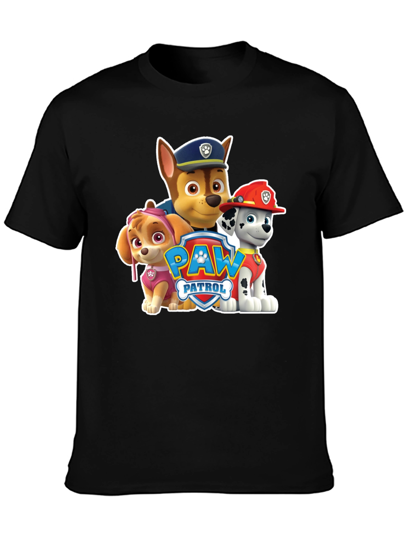 Paw Patrol Crew Black T-Shirt