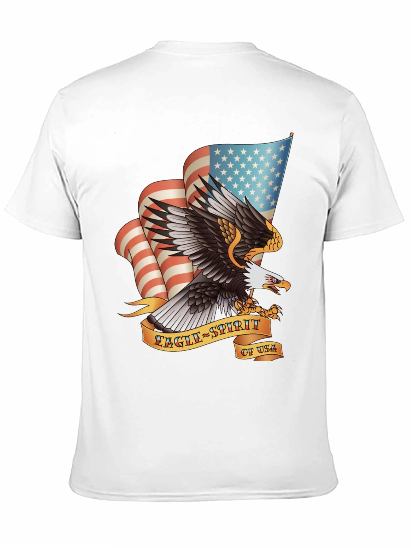 Eagle Spirit USA Graphic Print T-Shirt