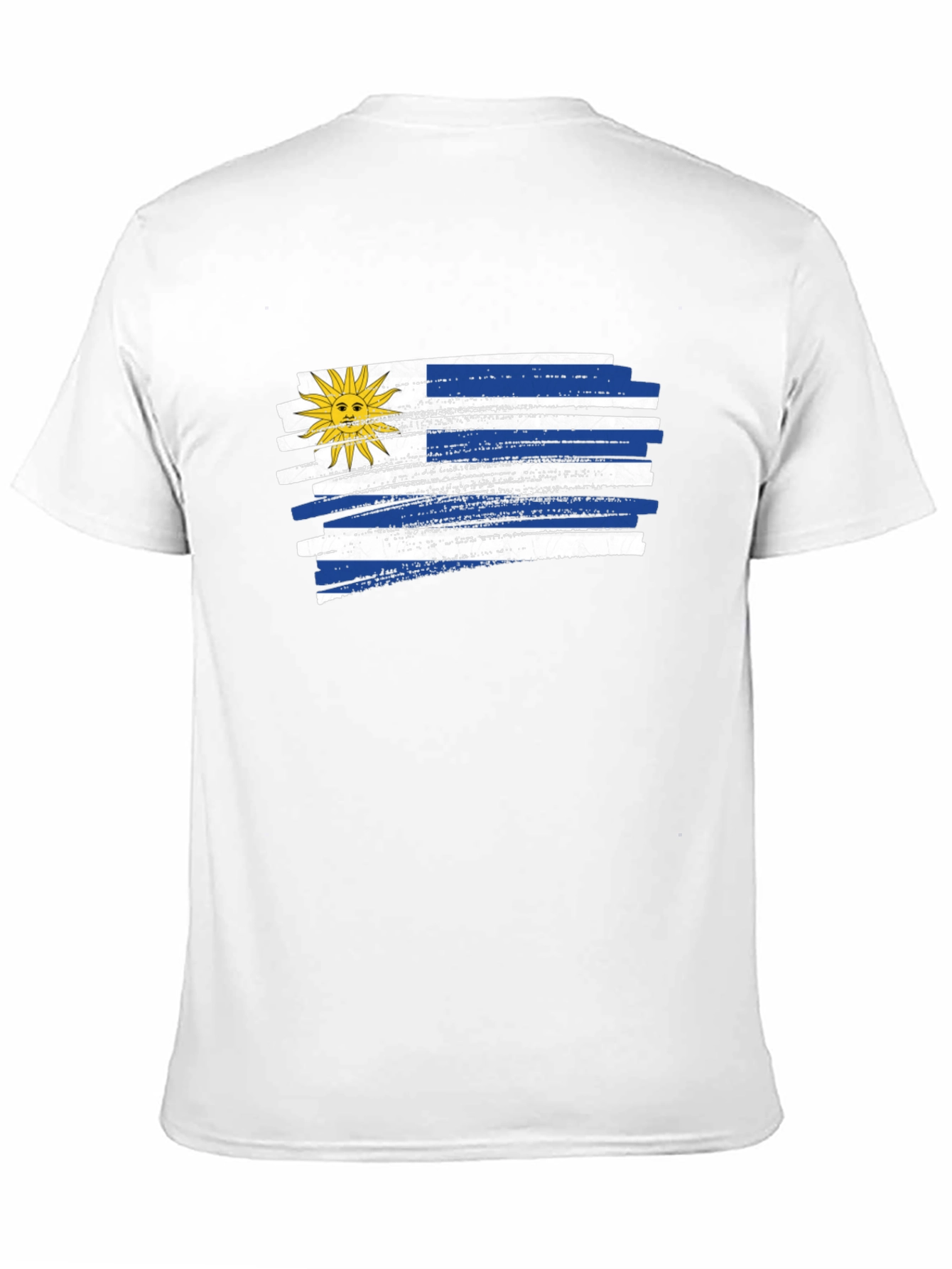 Uruguay Flag T-Shirt - Black Graphic Tee