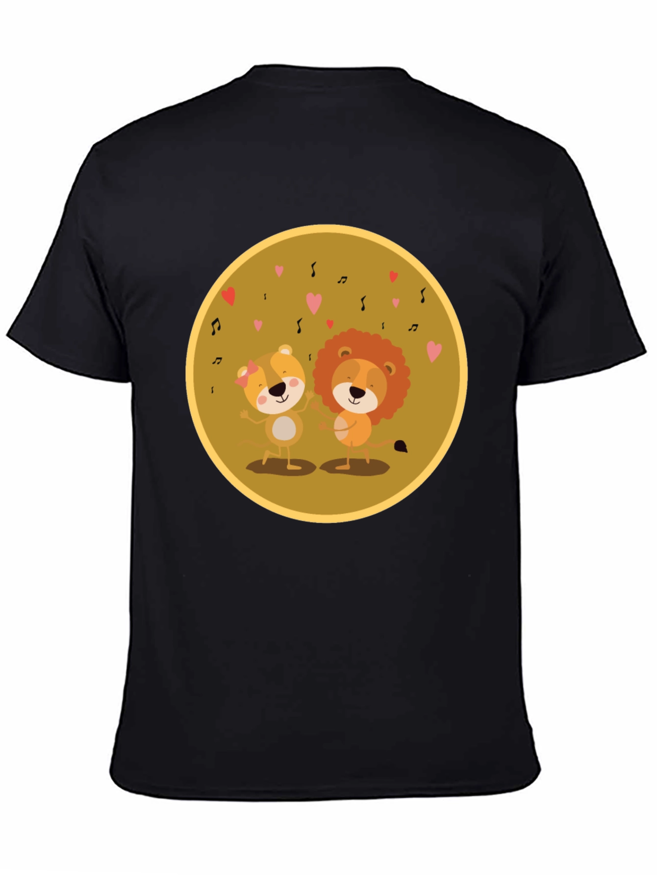 Lion & Bear Love Music T-Shirt