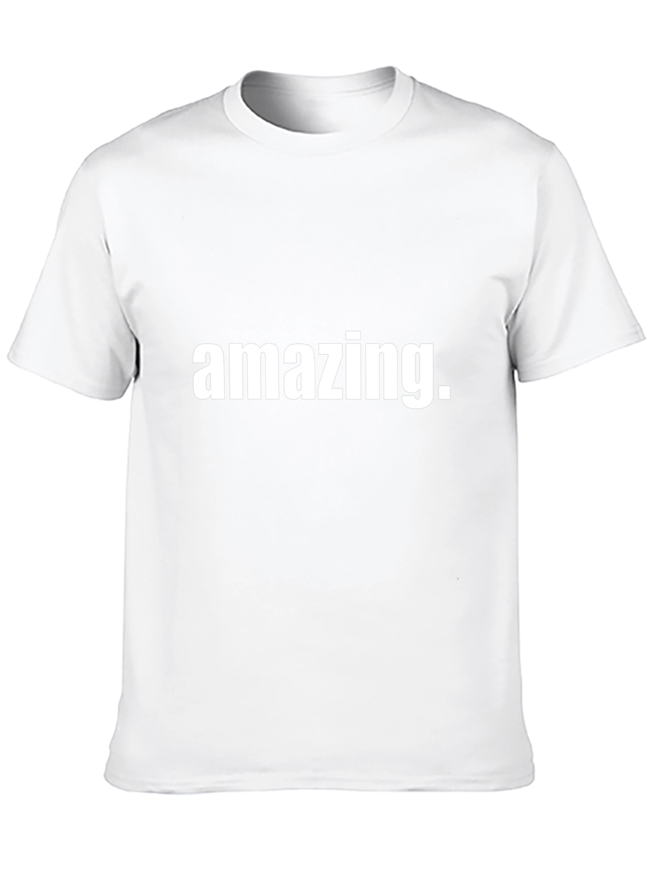 Amazing Graphic Tee - Black Cotton Casual Shirt