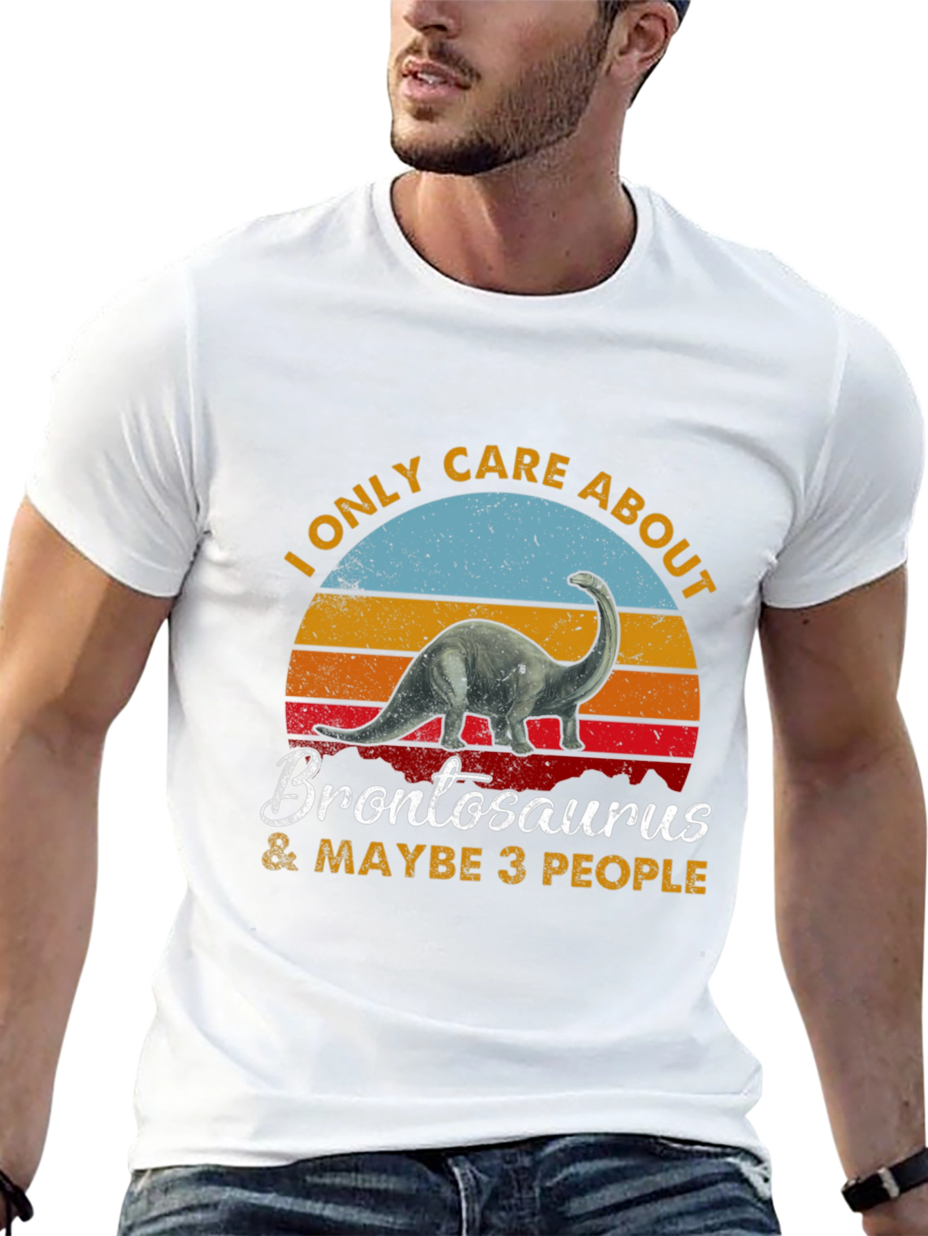 Brontosaurus & Maybe 3 People T-Shirt