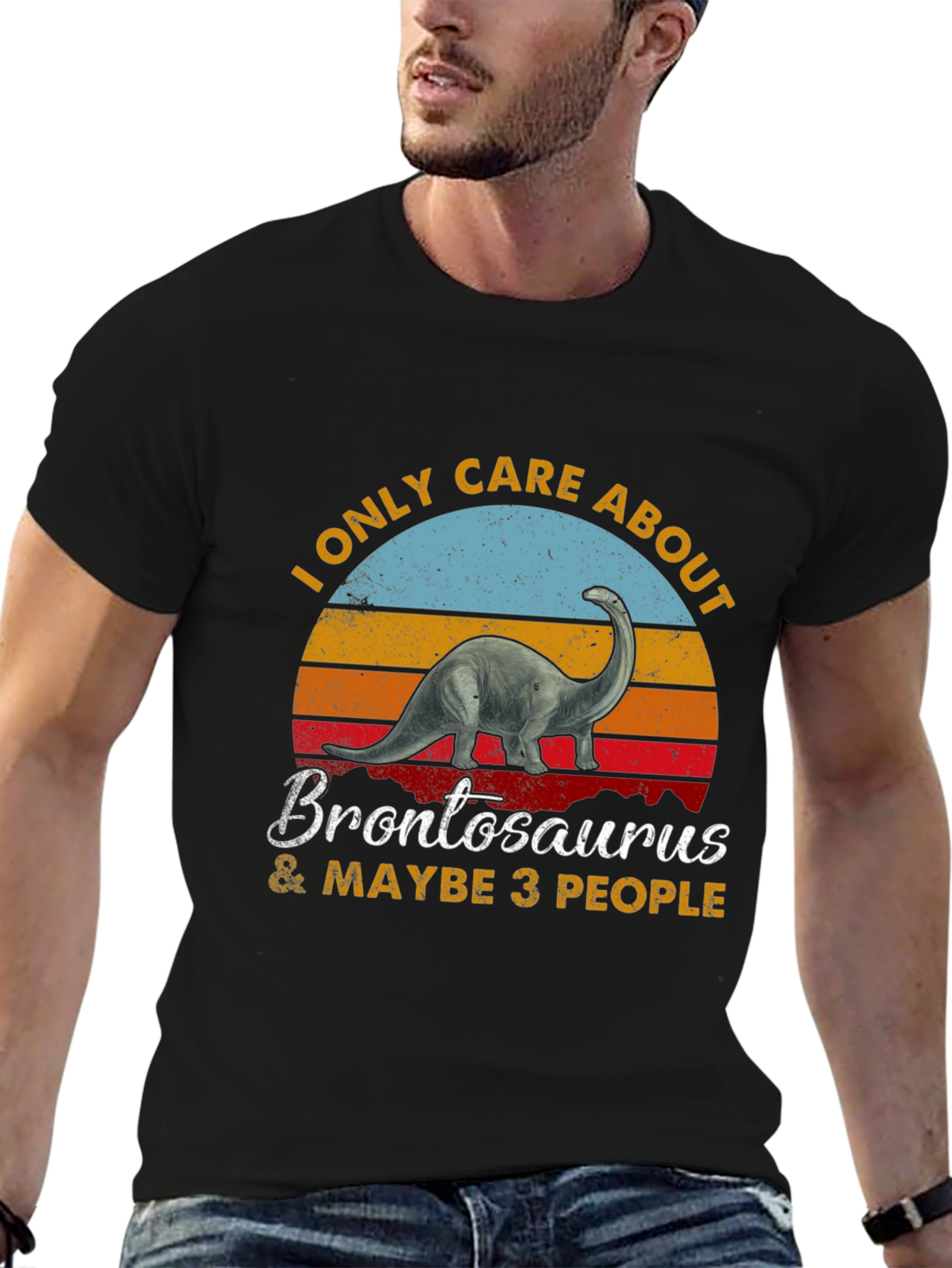 Brontosaurus & Maybe 3 People T-Shirt