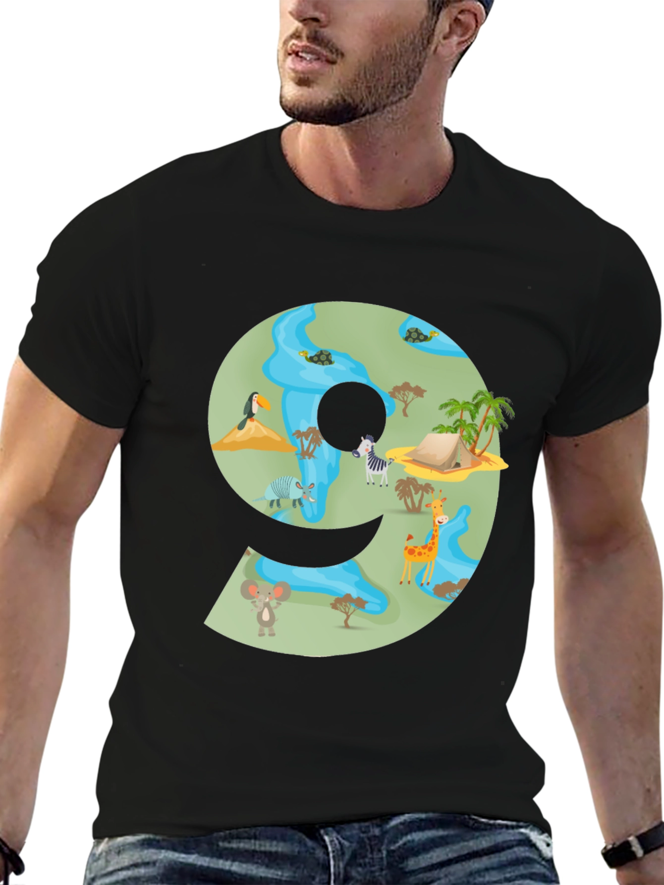Safari Adventure Number 9 T-Shirt