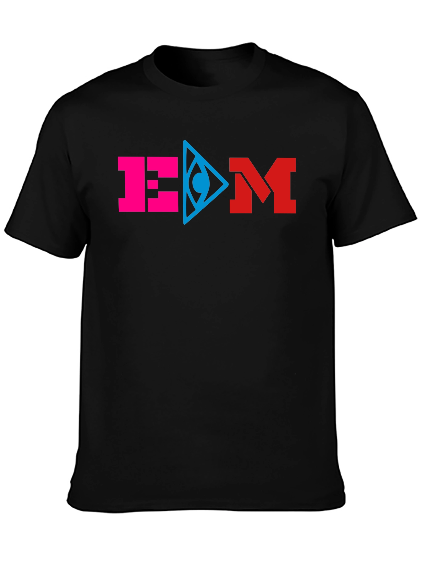 EDM Music Graphic Black T-Shirt