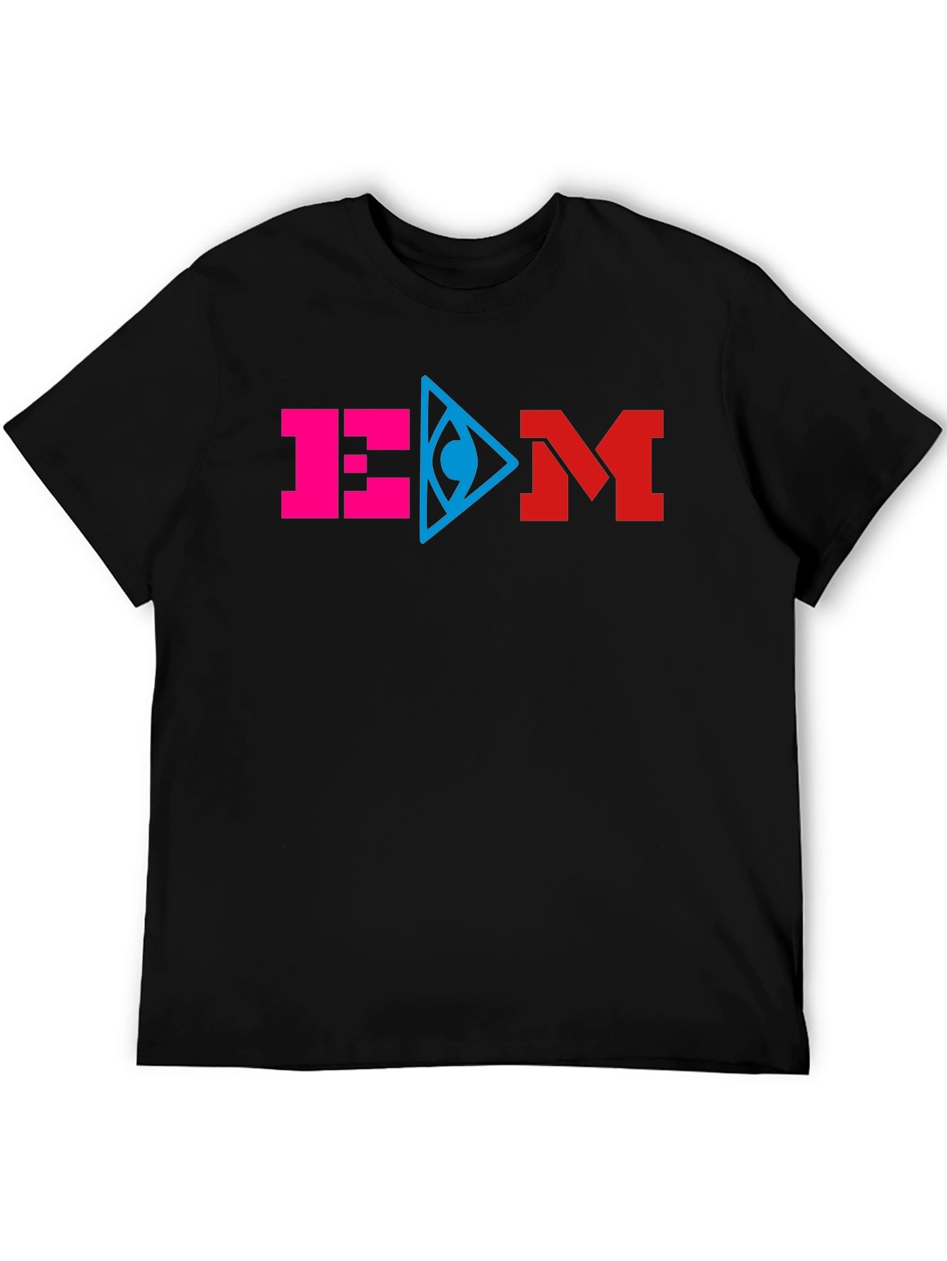 EDM Music Graphic Black T-Shirt