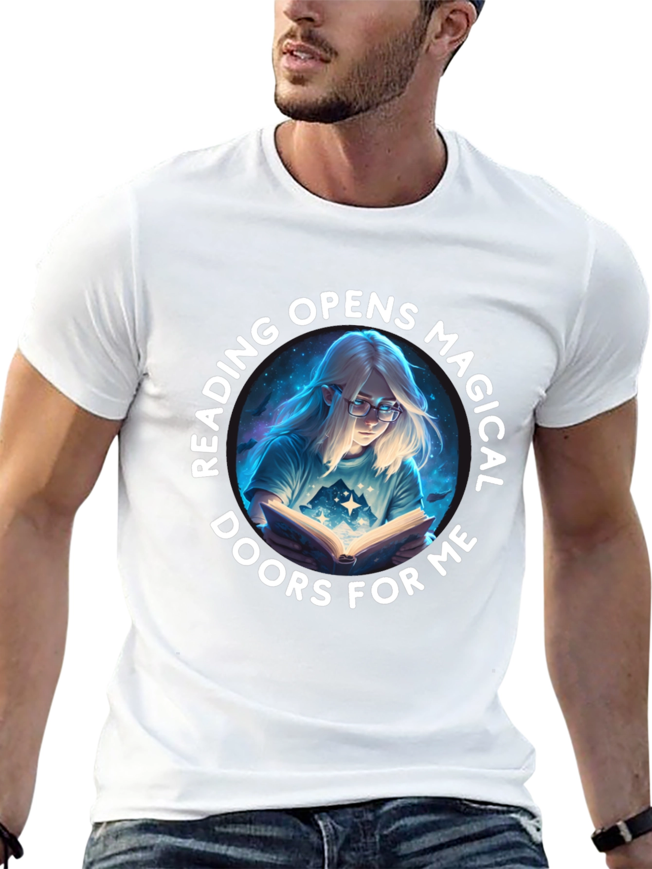 Magical Reading T-Shirt - Unisex Black Tee