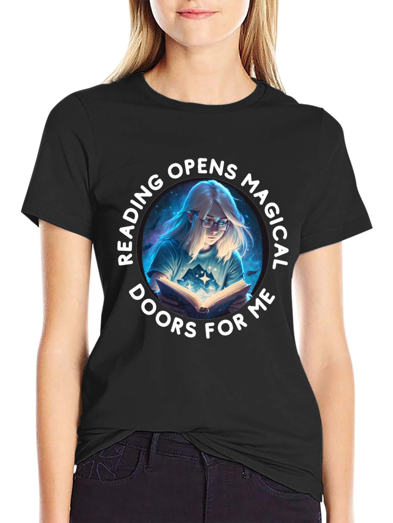Magical Reading T-Shirt - Unisex Black Tee