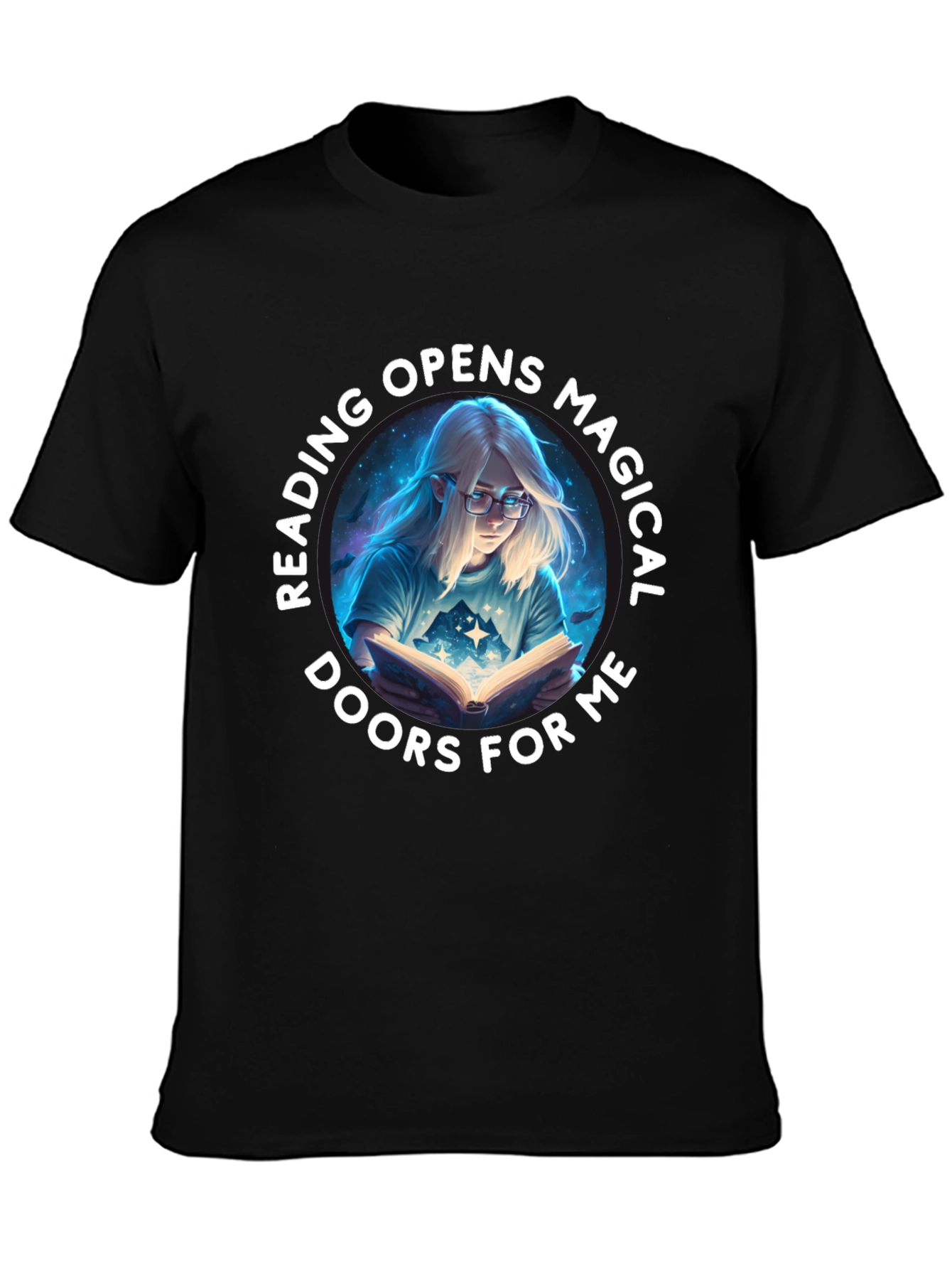 Magical Reading T-Shirt - Unisex Black Tee