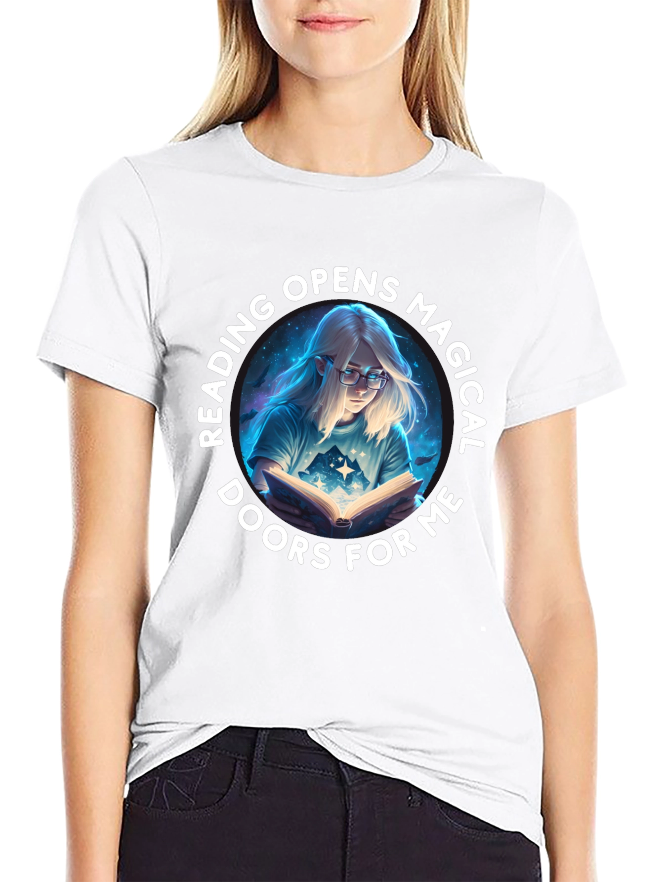 Magical Reading T-Shirt - Unisex Black Tee