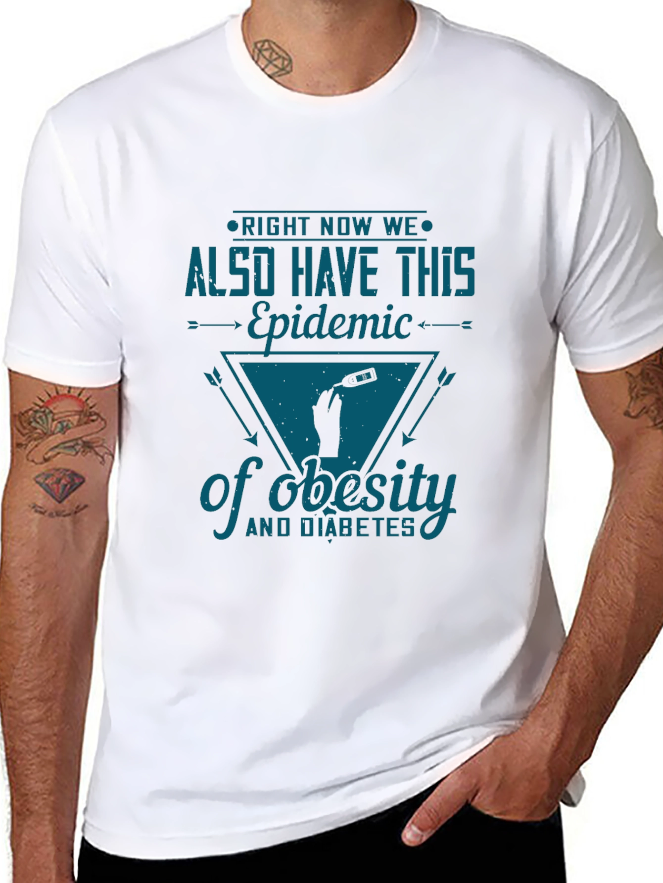 Obesity and Diabetes Epidemic Graphic Tee