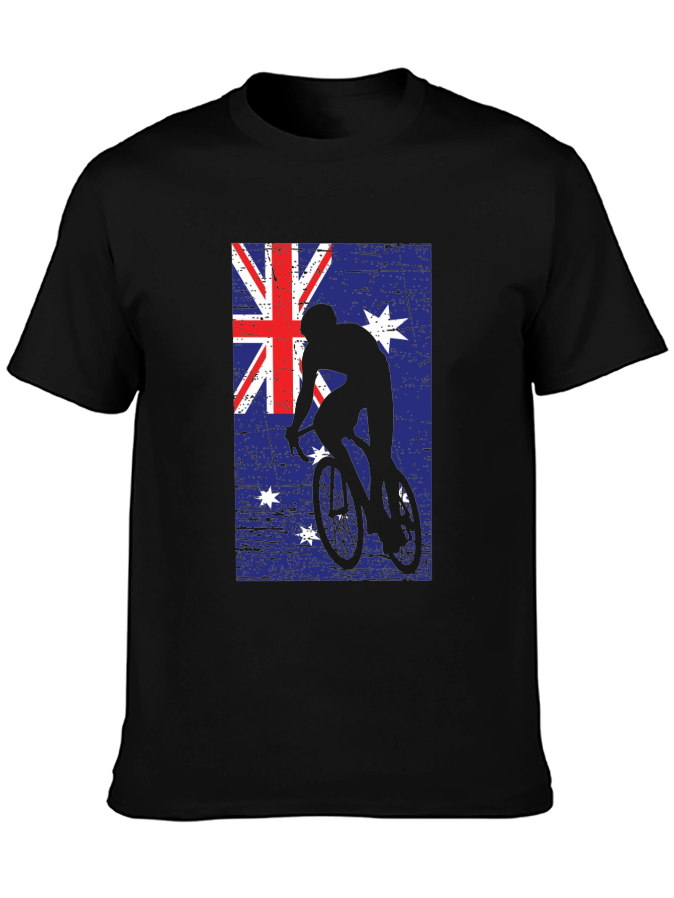 Australian Cyclist Flag Graphic T-Shirt