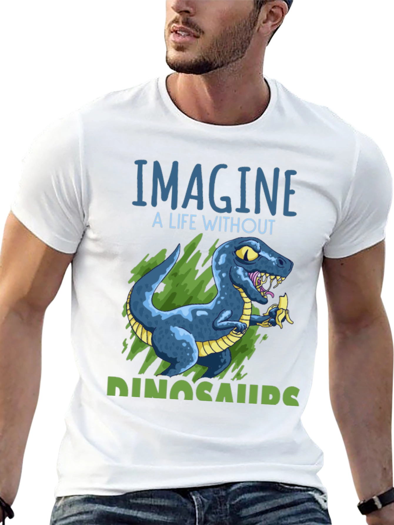 Imagine Dinosaurs T-Shirt Dinosaur Lover Tee