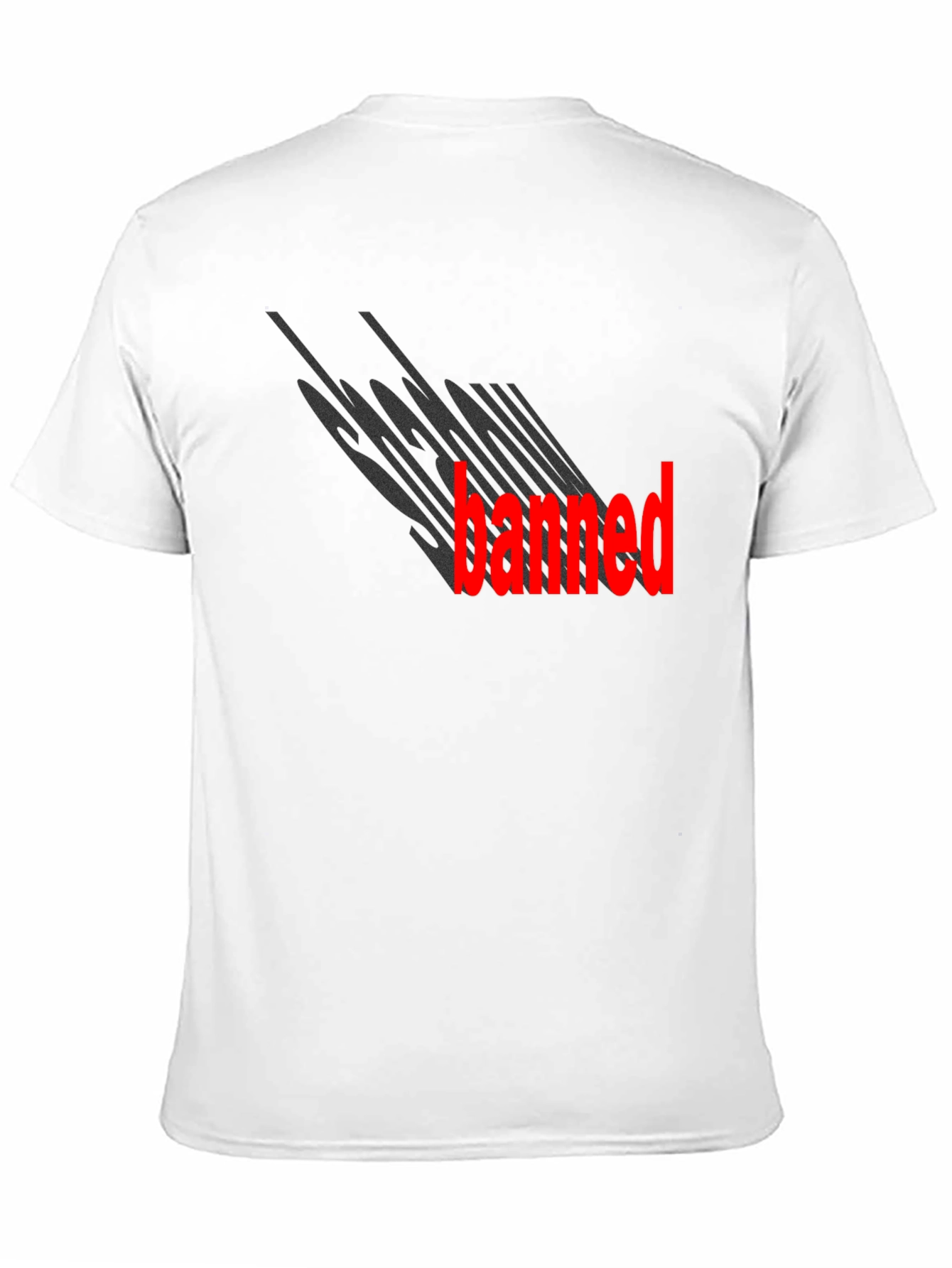 Socially Banned Black Graphic Tee
