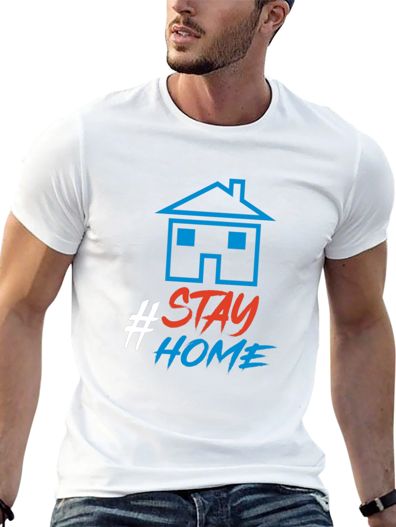 Stay Home T-Shirt - Graphic Tee