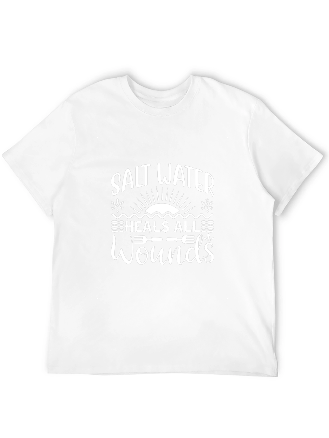 Salt Water Heals All Wounds Graphic T-Shirt