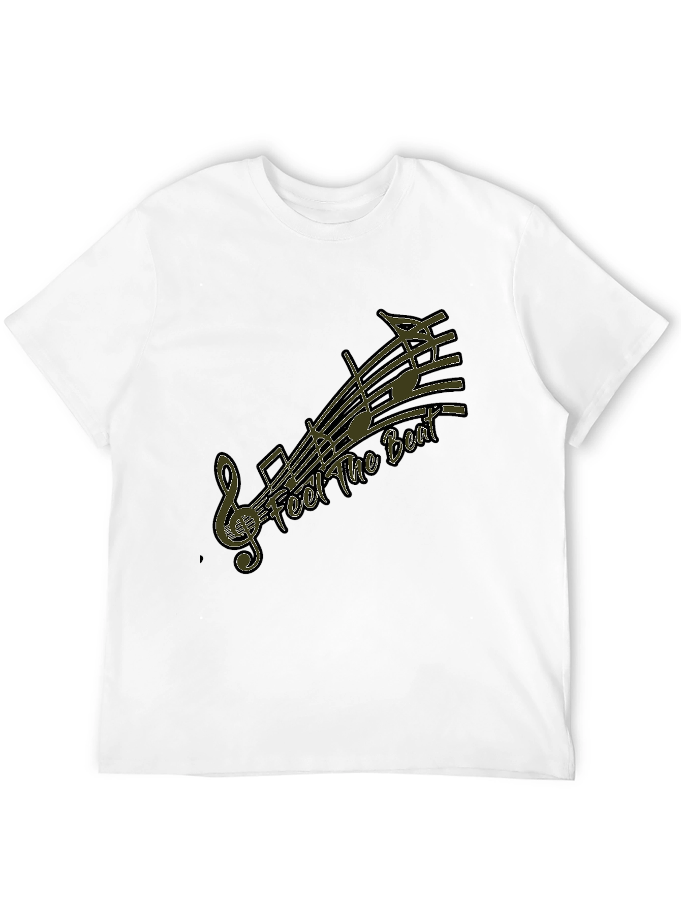 Feel The Beat Graphic Tee - Black
