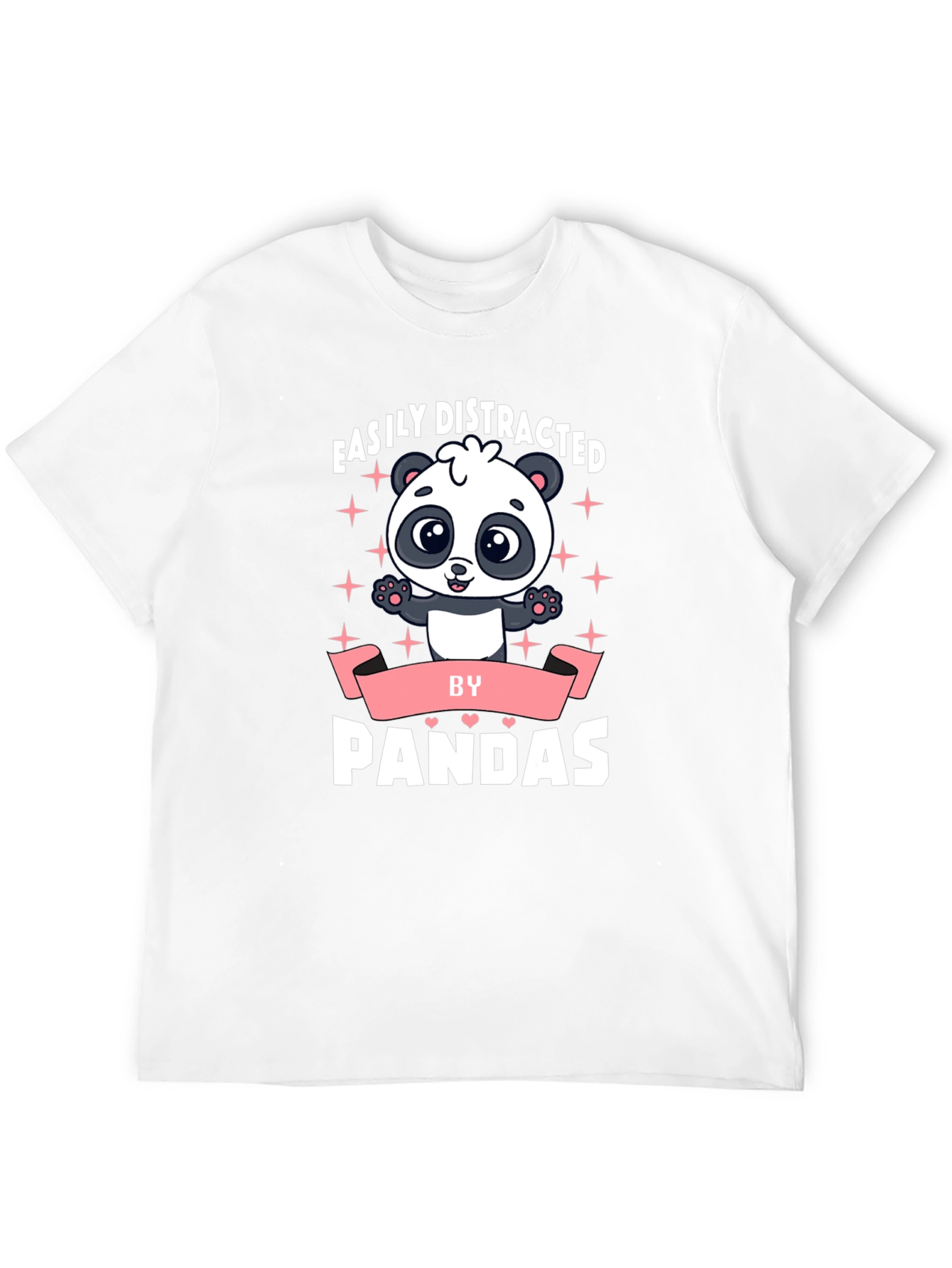 Easily Distracted by Pandas Funny T-Shirt