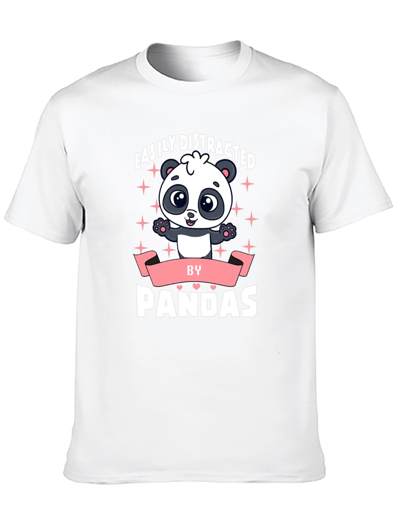 Easily Distracted by Pandas Funny T-Shirt
