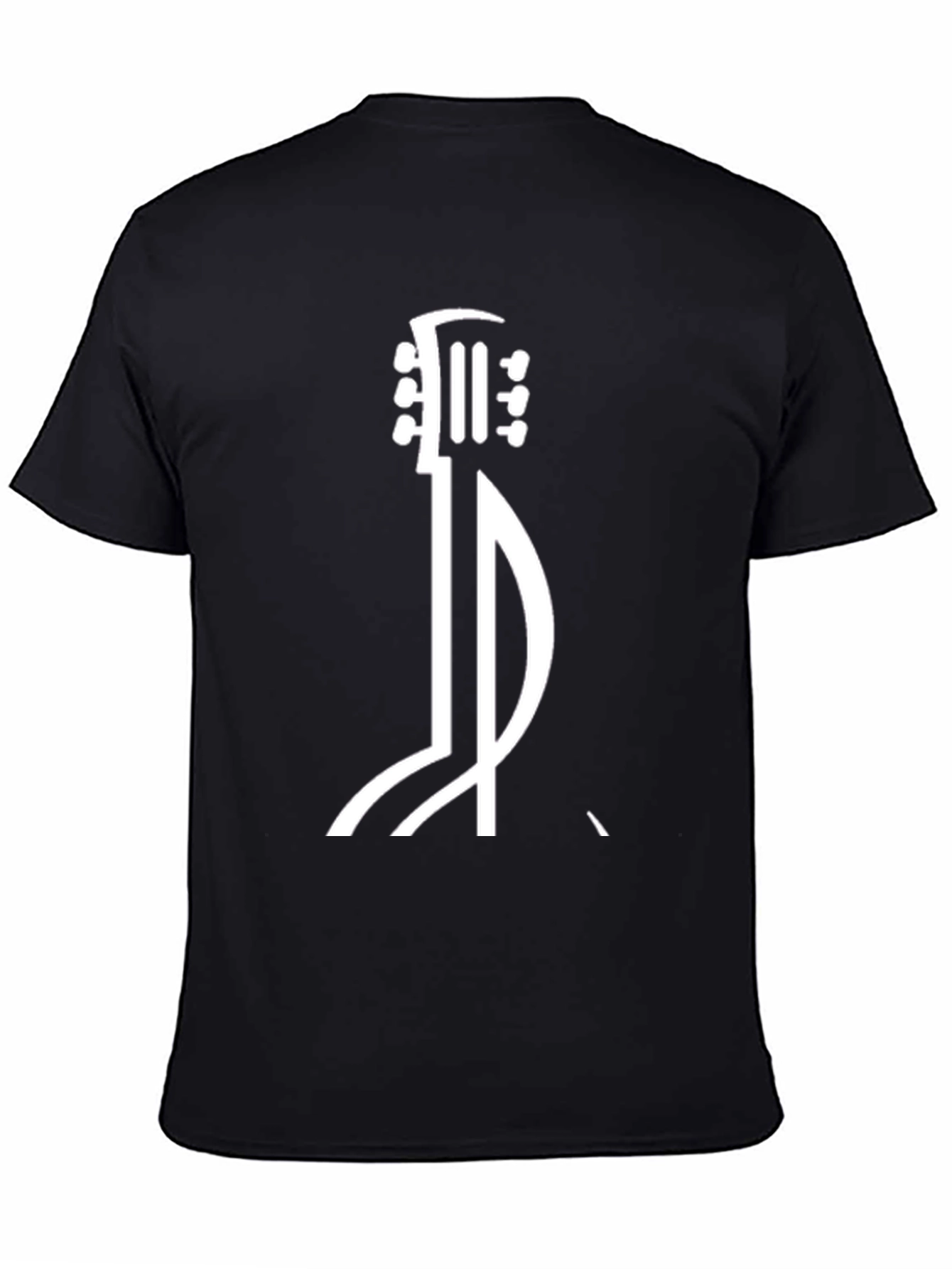 Guitar Music Note Graphic T-Shirt - Cool Musician Tee