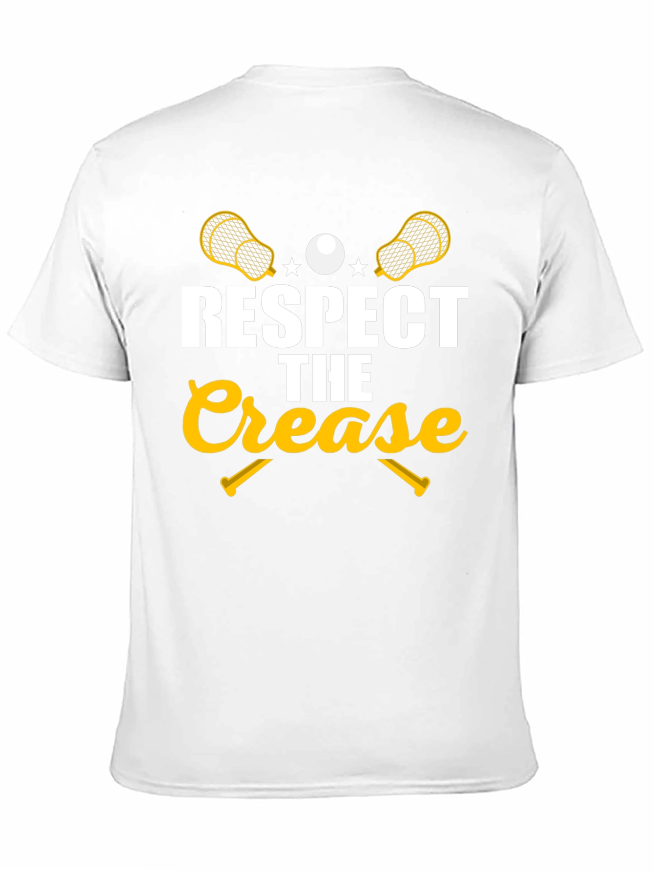 Respect The Crease Lacrosse Graphic T-Shirt