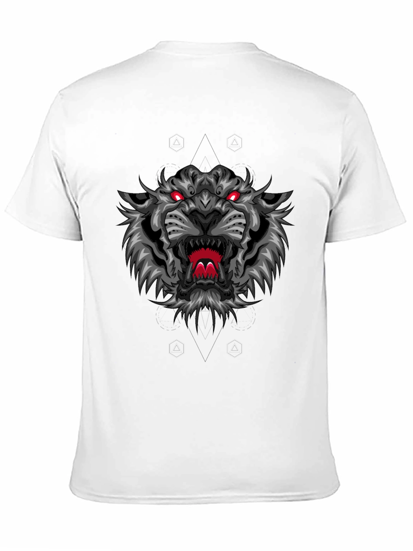 Fierce Tiger Graphic Tee - Black Cotton Comfort