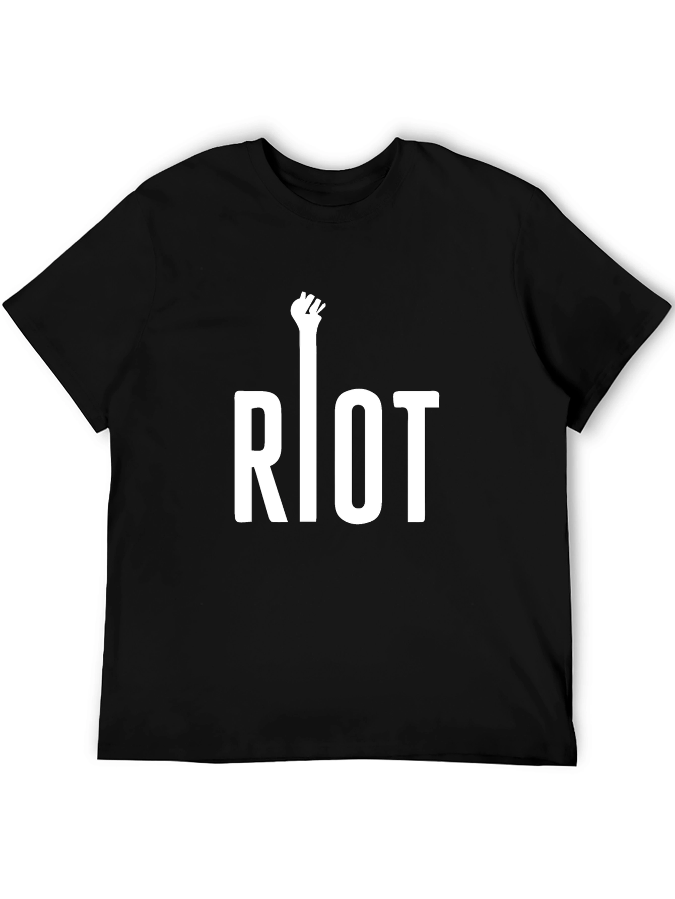 Riot Fist T-Shirt - Black Graphic Tee