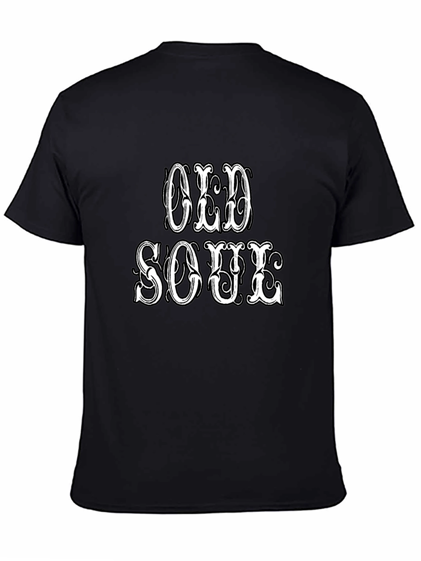 Old Soul Graphic Print Black T-Shirt