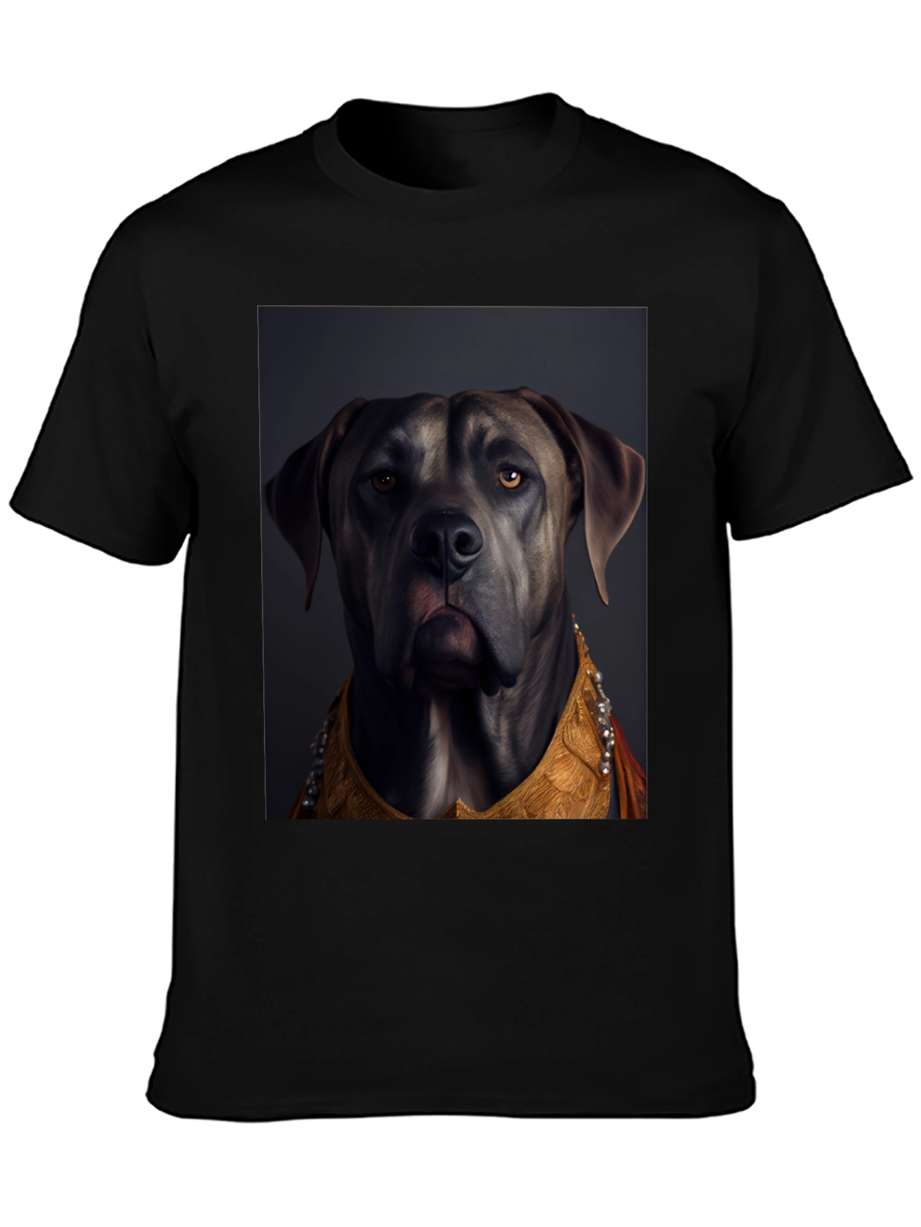 Dog Portrait Graphic Tee - Stylish Canine Art
