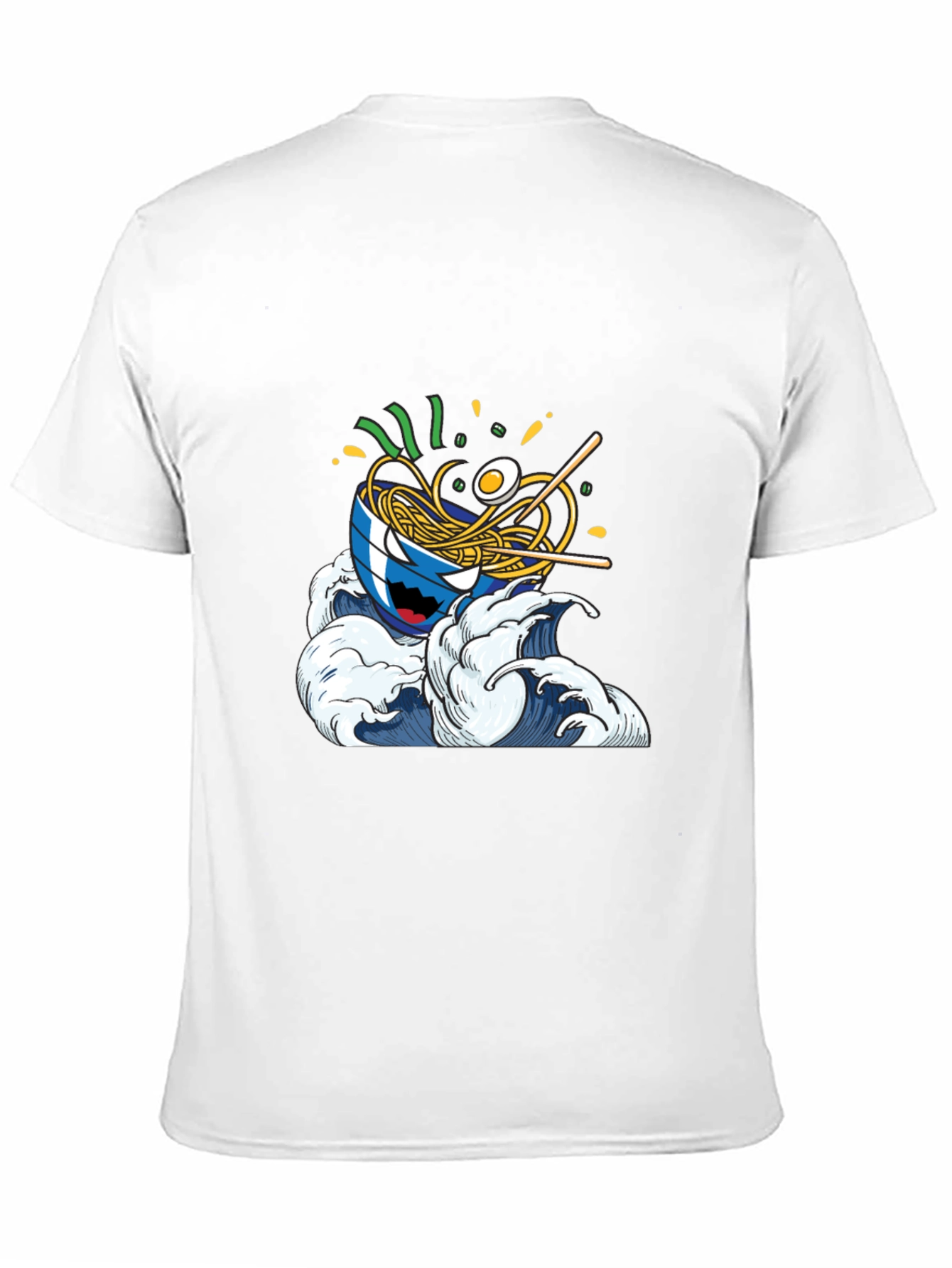 Ramen Wave Graphic Tee - Cool Anime Style