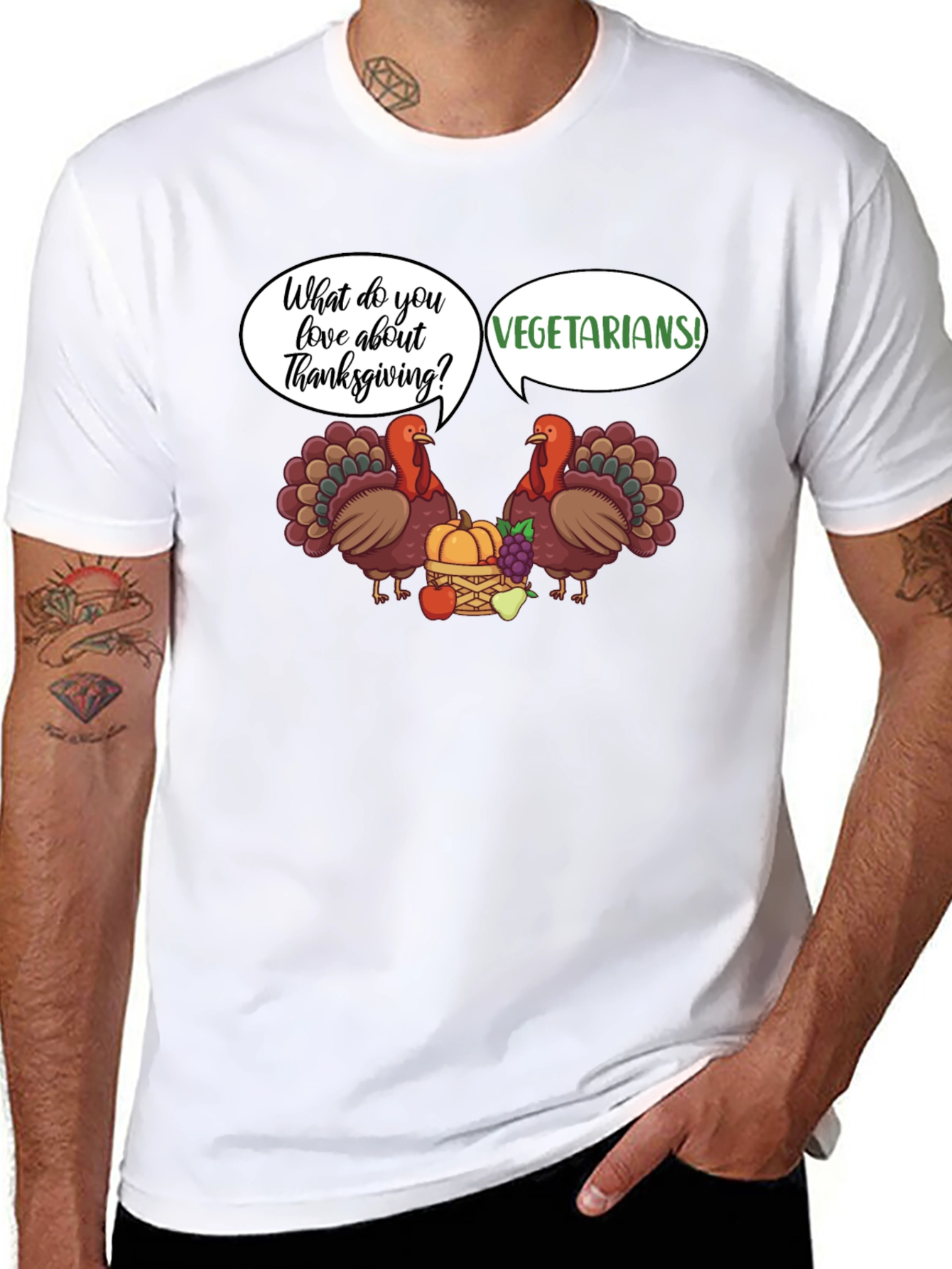 Thanksgiving Vegetarian Joke T-Shirt