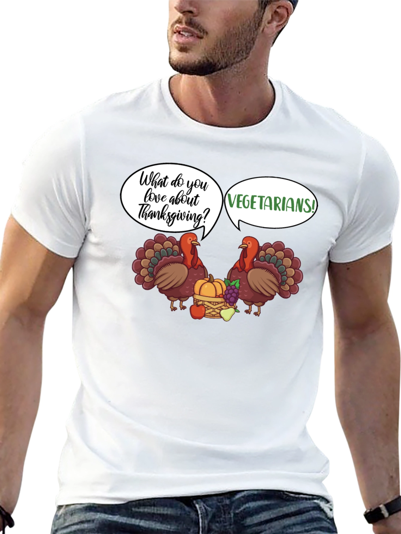 Thanksgiving Vegetarian Joke T-Shirt