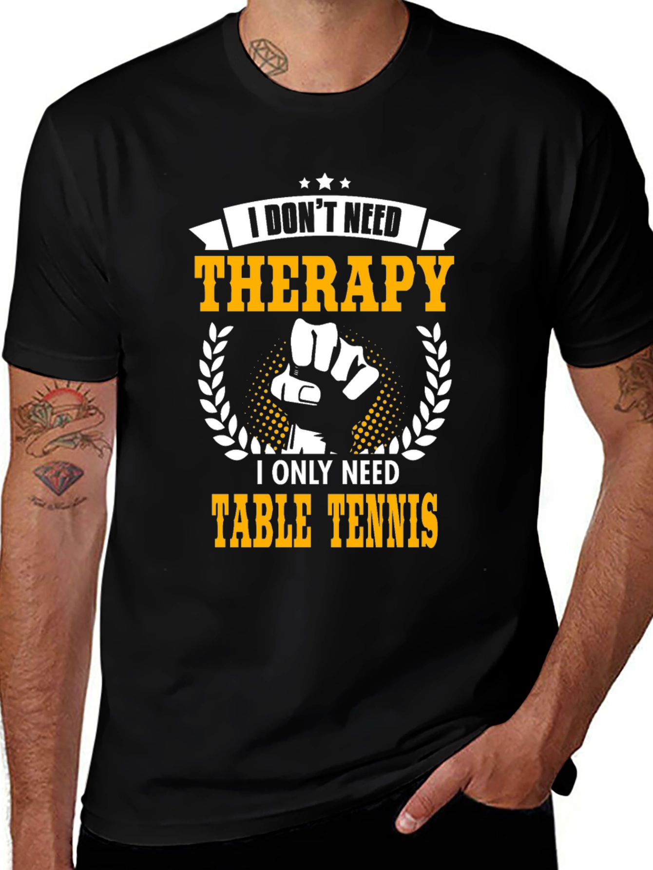 Table Tennis Therapy Graphic T-Shirt