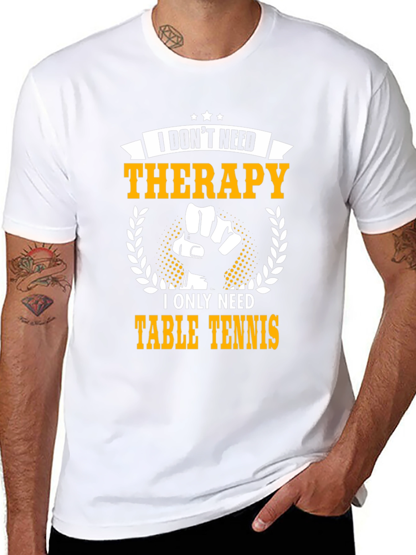 Table Tennis Therapy Graphic T-Shirt