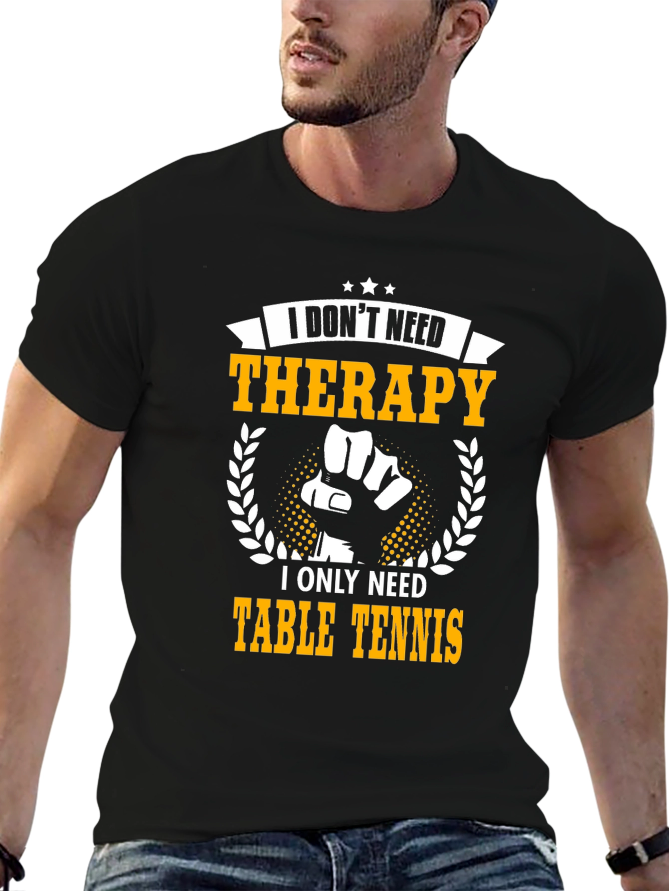 Table Tennis Therapy Graphic T-Shirt