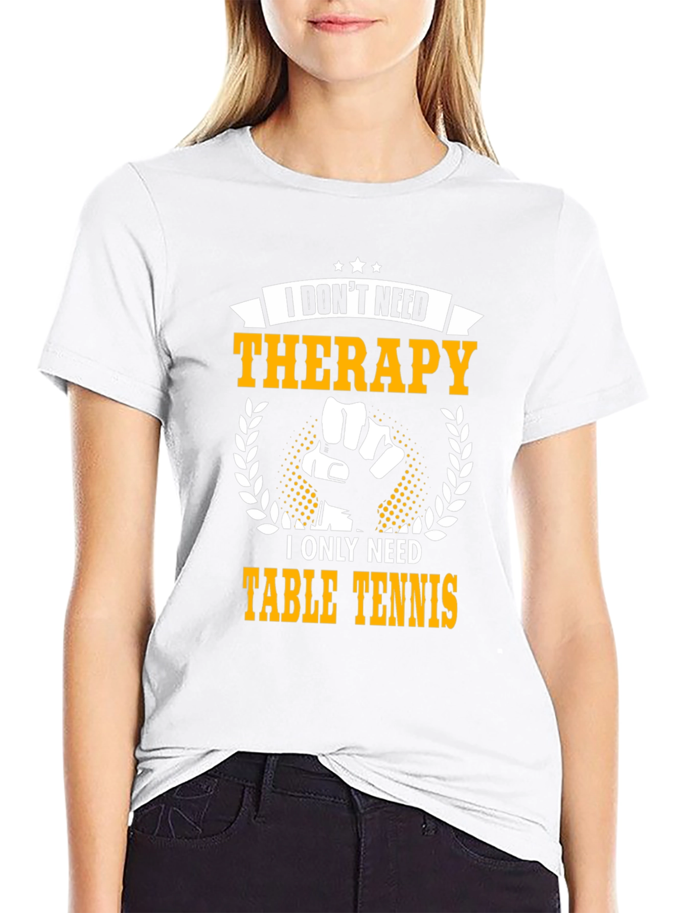 Table Tennis Therapy Graphic T-Shirt