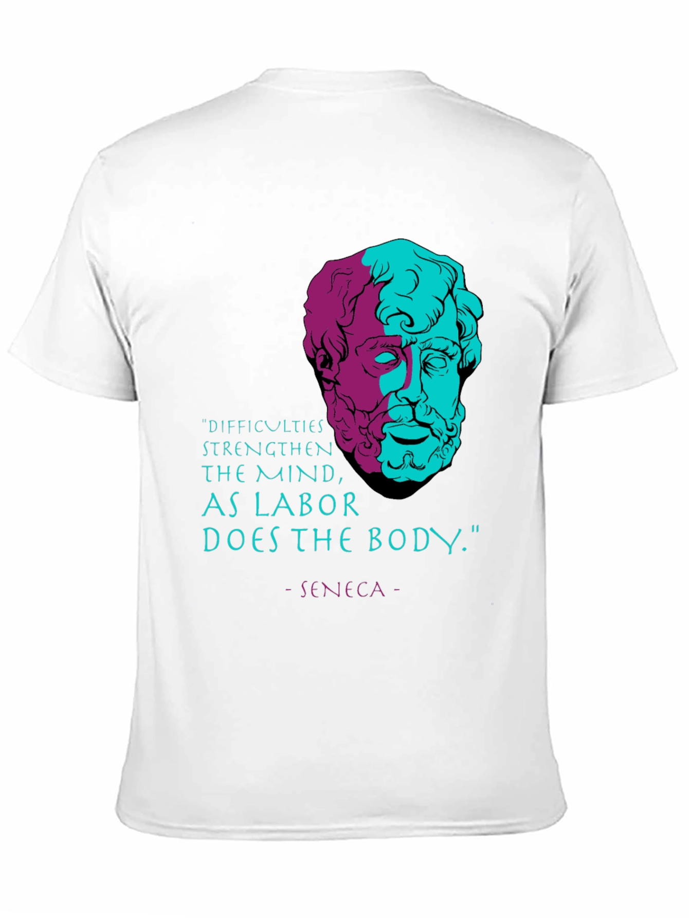 Stoic Philosophy T-Shirt - Seneca Quote Tee