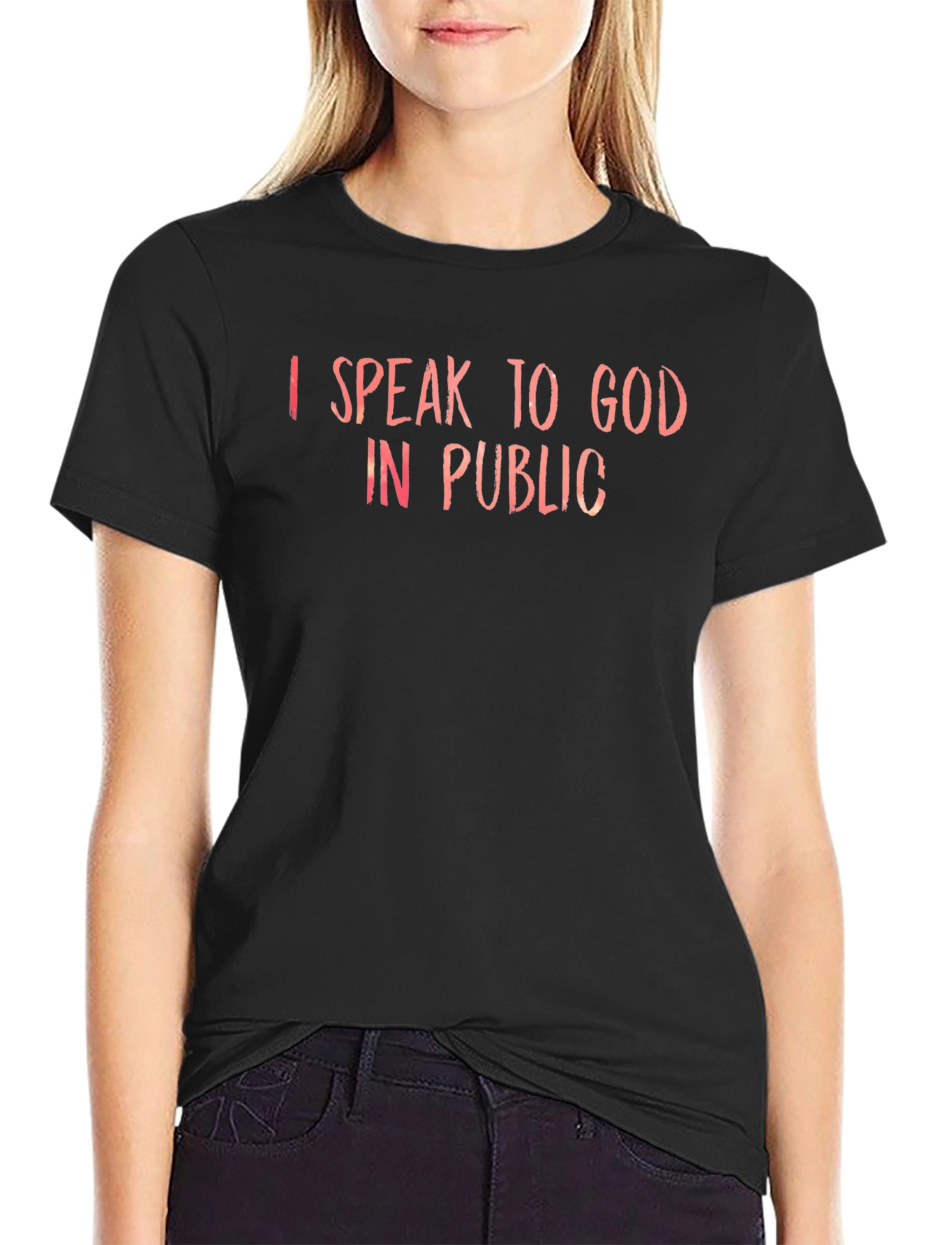 I Speak to God in Public Graphic Tee